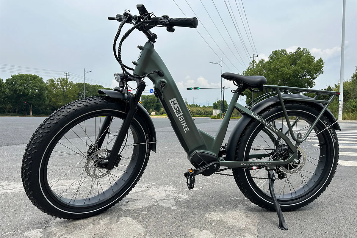 Toury Step Thru Fat Tire Ebike (Fully Assembled) - Image 15