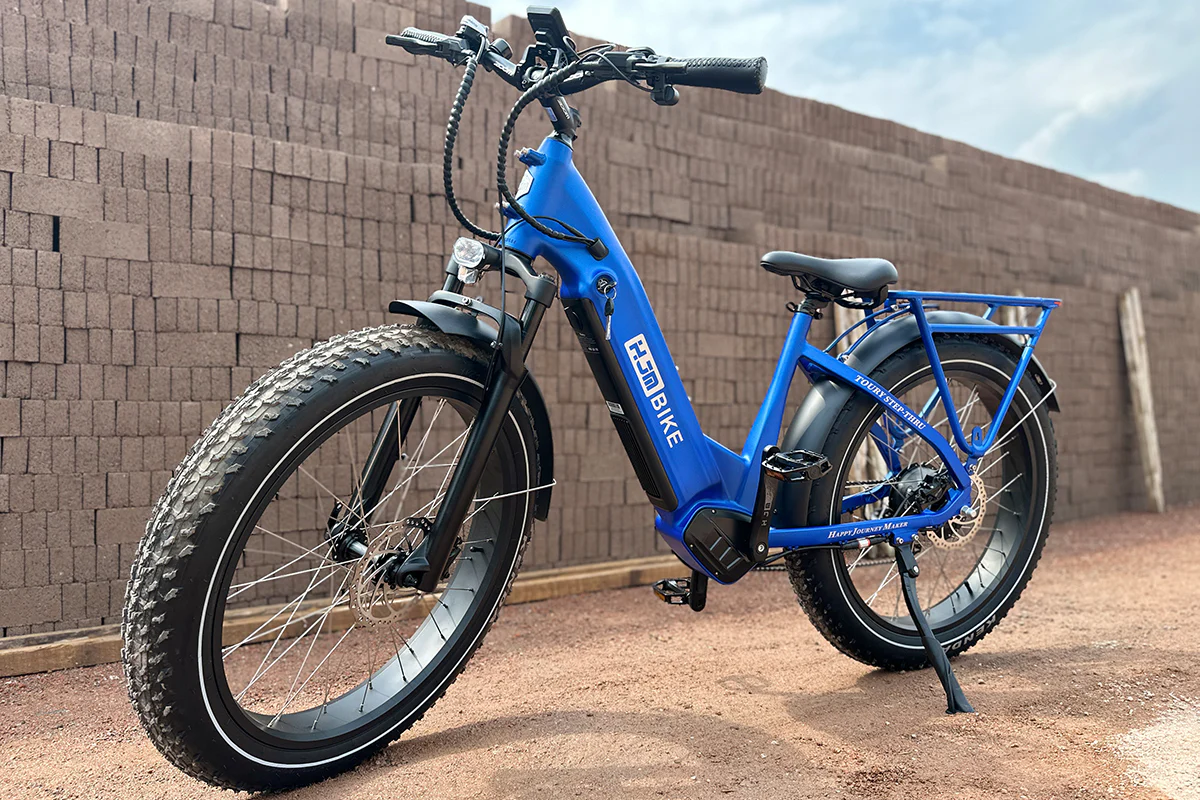 Toury Step Thru Fat Tire Ebike (Fully Assembled) - Image 17