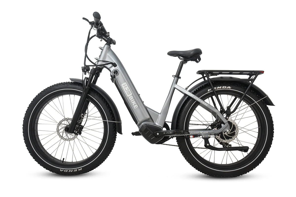 Toury Step Thru Fat Tire Ebike (Fully Assembled) - Image 22
