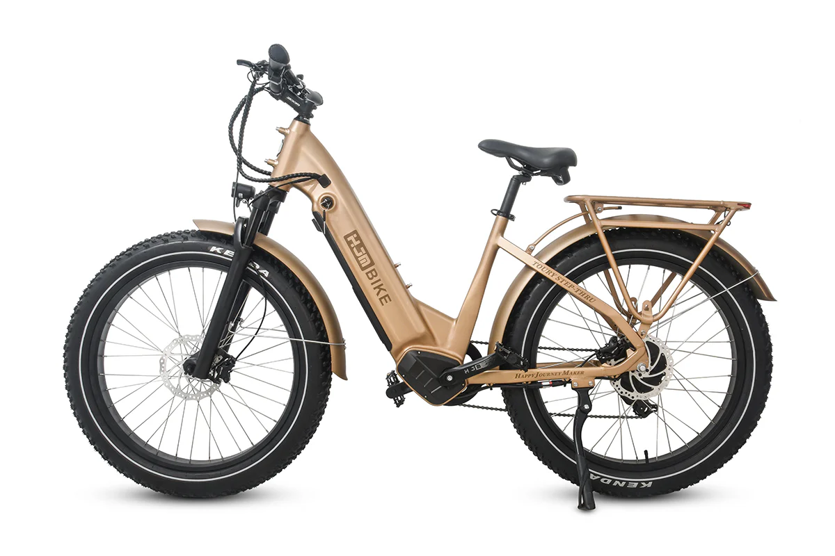 Toury Step Thru Fat Tire Ebike (Fully Assembled) - Image 24