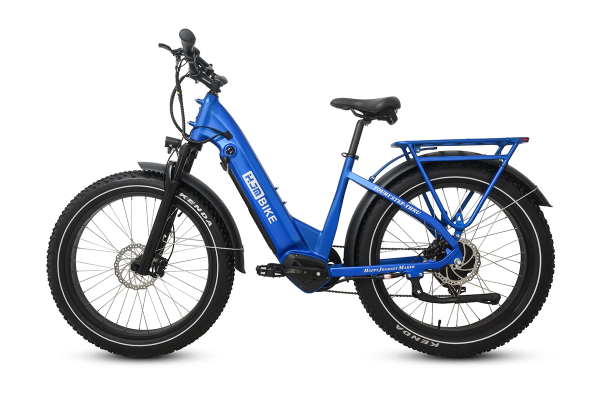 Toury Step Thru Fat Tire Ebike (Fully Assembled) - Image 25