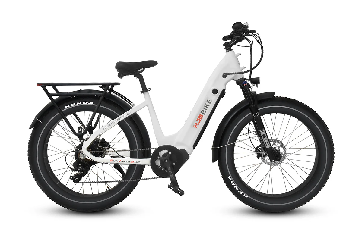 Toury Step Thru Fat Tire Ebike (Fully Assembled) - Image 4