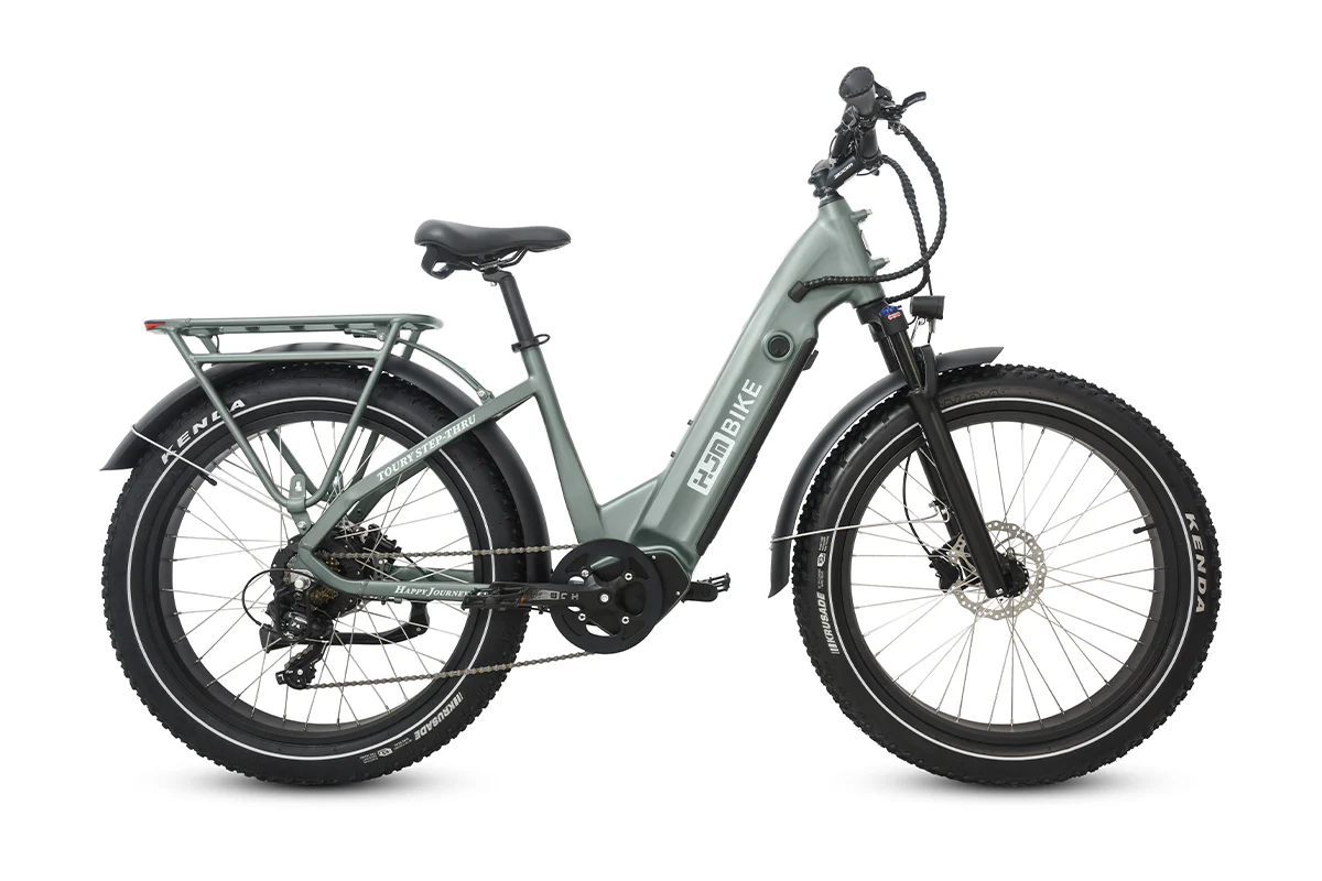 Toury Step Thru Fat Tire Ebike (Fully Assembled) - Image 6