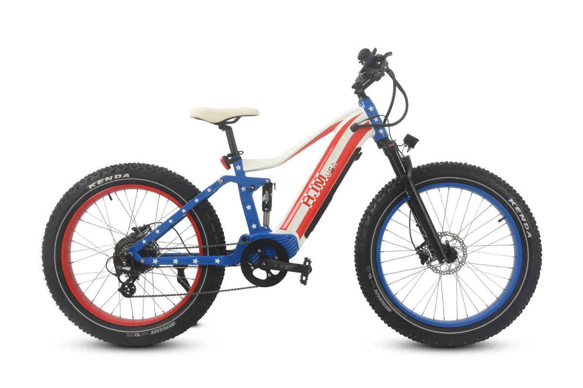 Warrior Full Suspension Fat Tire Ebike 1000W (Fully Assembled) - Image 27