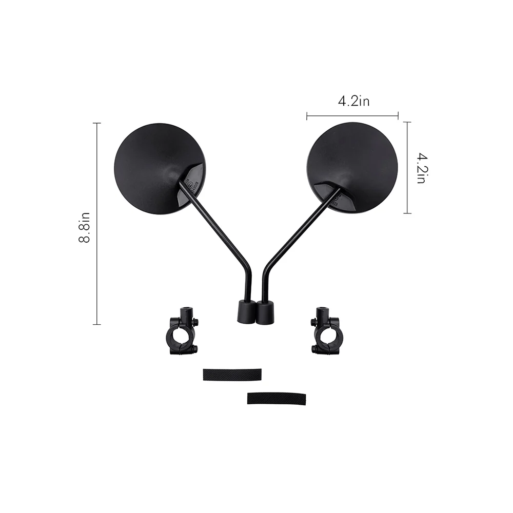 Wide-Angle Circular Rearview Mirrors(pair) - Image 3